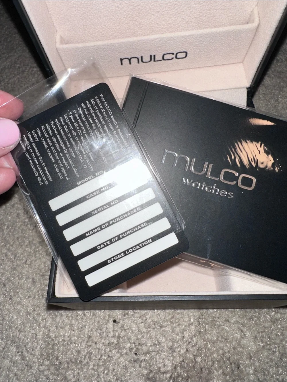 Mulco Silver Chronograph Watch with White Strap